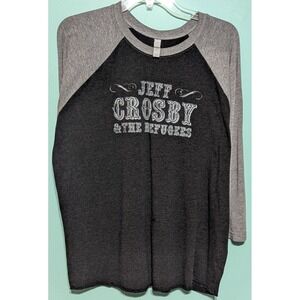Jeff Crosby & The Refugees T-Shirt Size XL Vintage